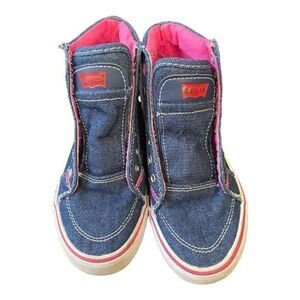 Levi High Top Toddler Denim Sneakers Size 12